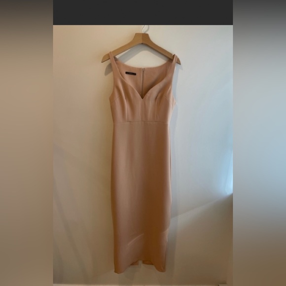 Alex Perry STRETCH CREPE CURVED BIKINI Dress - Picture 2 of 4